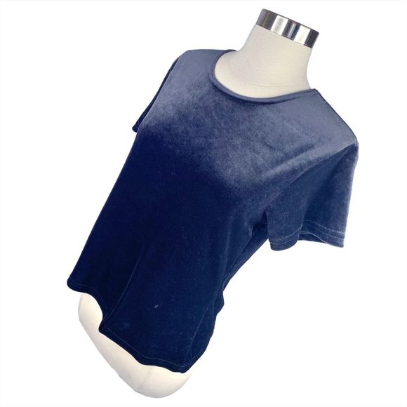 Vintage JXP Designs Black Velvet Top - Size Large - Picture 2 of 4